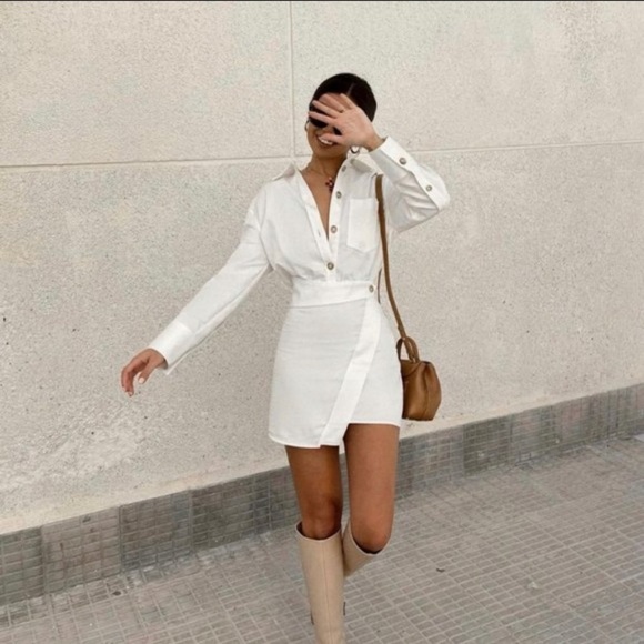 White shirt dress-Brand new, never worn - Picture 2 of 4